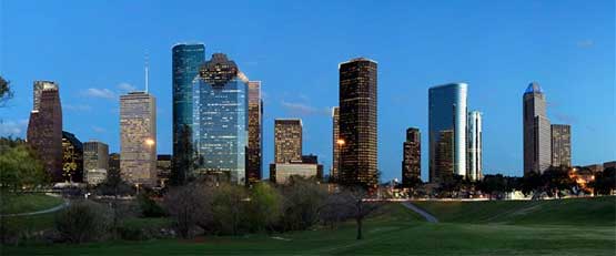 downtown Houston skyline